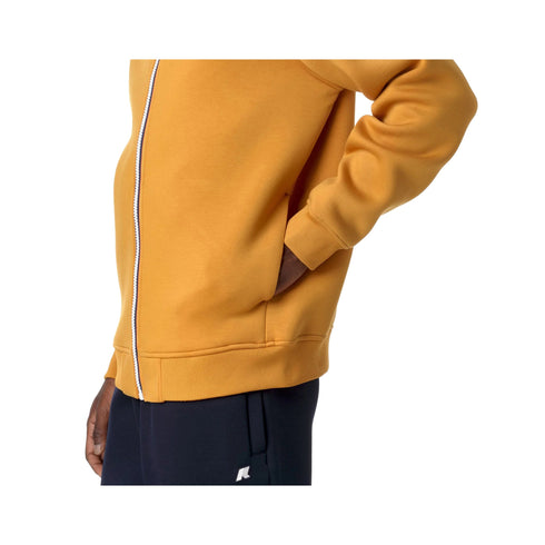 KWAY Felpa con zip Felpa Uomo Rainer Spacer Arancio A24 - KWAYK2141DW - XGK - L - Francavilla Moda